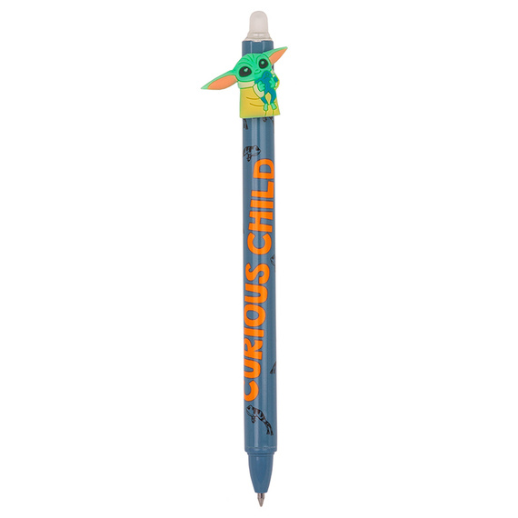 Długopis automatyczny wymazywalny Mandalorian Colorino Disney Core szary 66055PTR_SZARY