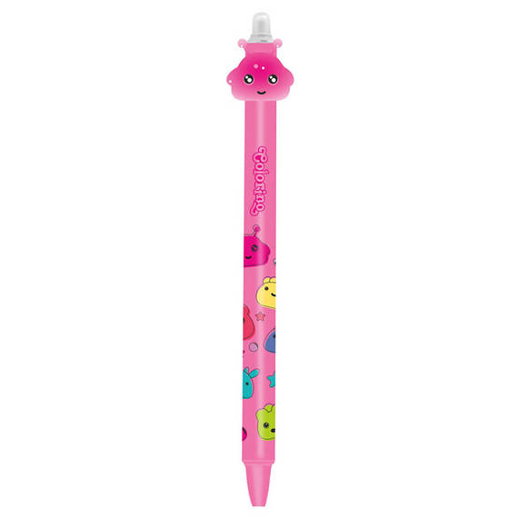 Długopis wymazywalny Colorino Space Jelly Heads Różowy 02701PTR_ROZ