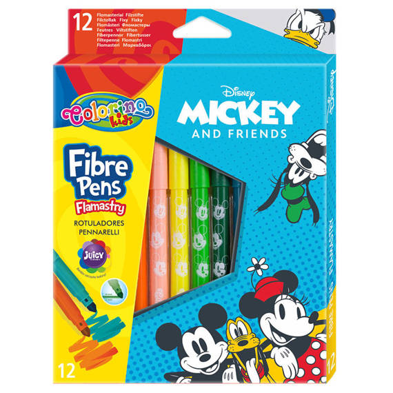 Flamastry 12 kol. Mickey Mouse Colorino Kids 89939PTR
