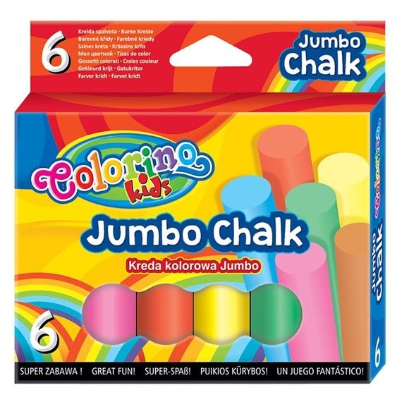 Kreda kolorowa Jumbo 6 szt Colorino Kids 65818PTR