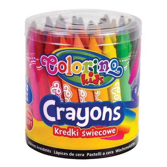 Kredki świecowe 24 kolory 48 sztuk Colorino Kids 92111PTR
