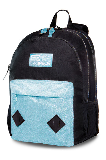 Młodzieżowy Plecak szkolny Coolpack Hippie Blue Glitter 22370CP B33083