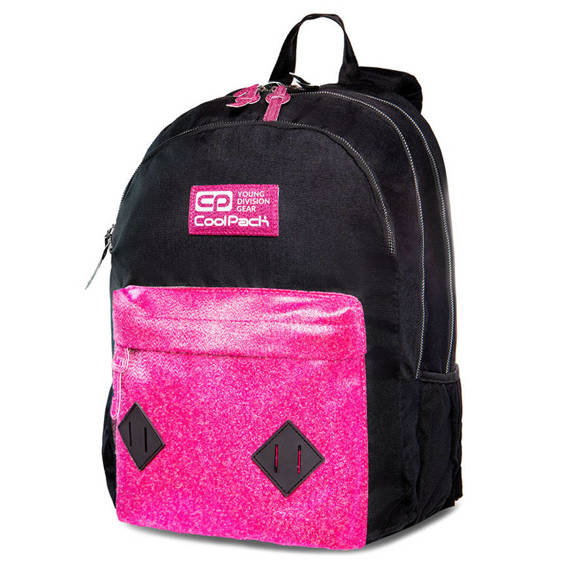 Młodzieżowy Plecak szkolny Coolpack Hippie Pink Glitter B33081
