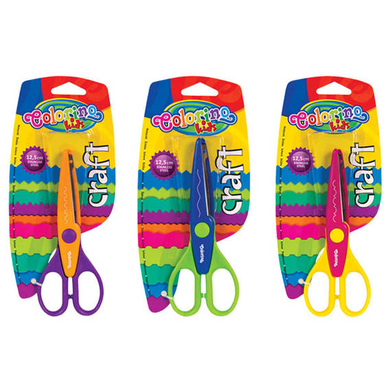 Nożyczki dekoracyjne 12,5 cm Colorino Kids 52184PTR