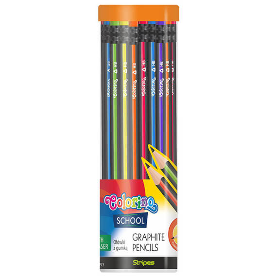 Ołówek trójkątny z gumką Colorino Kids 39965PTR_SZT