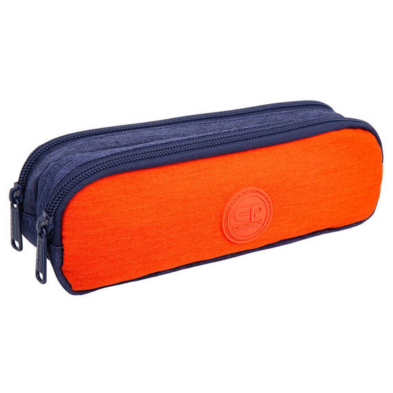 Piórnik szkolny dwukomorowy CoolPack Clio Orange/Blue F069644