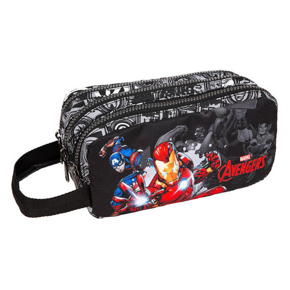 Piórnik szkolny trzykomorowy CoolPack Primus Disney Core Avengers F060778L