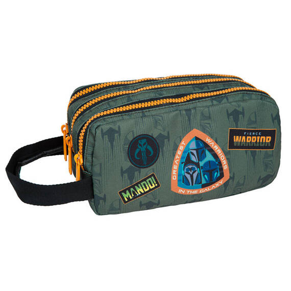 Piórnik szkolny trzykomorowy CoolPack Primus Disney Core Mandalorian F060781L