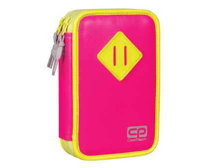Piórnik szkolny z wyposażeniem Coolpack Jumper Pink neon 54799CP nr A470