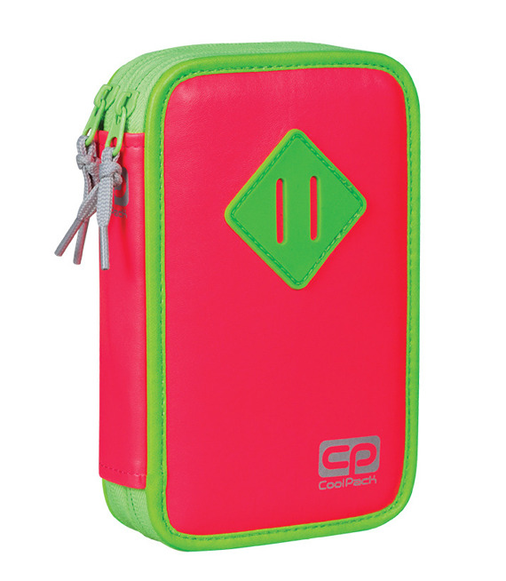 Piórnik szkolny z wyposażeniem Coolpack Jumper Rubin neon 66358CP nr A472