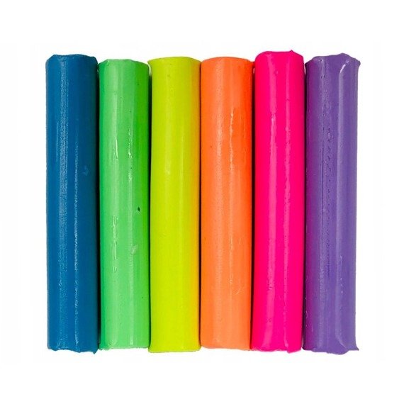 Plastelina 6 kolorów Neon Colorino Kids 42666PTR