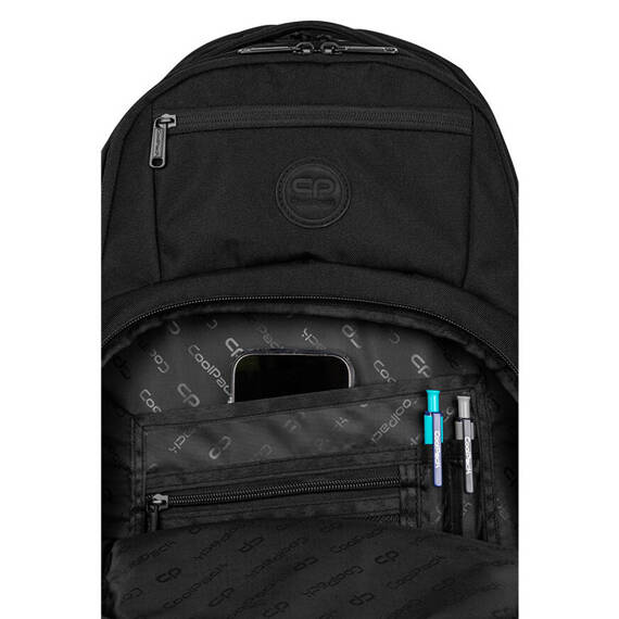 Plecak miejski Coolpack Grif Black Collection F100877