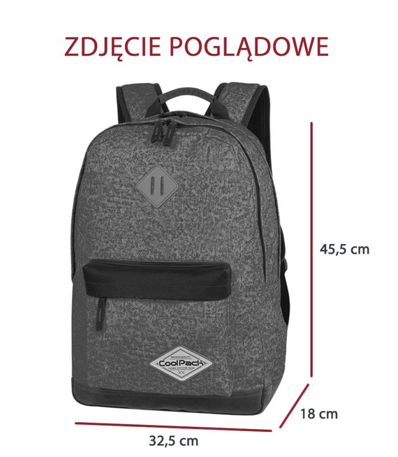 Plecak miejski Coolpack Scout Snow Dark  Blue E96024