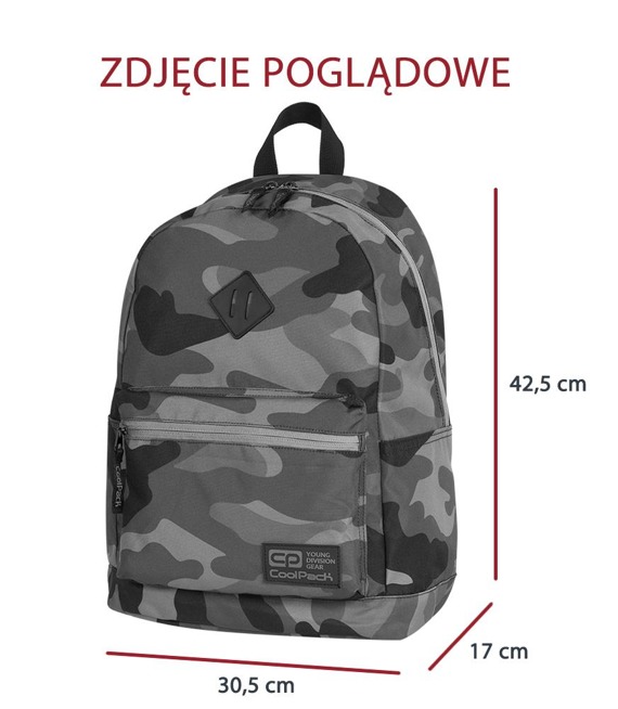 Plecak młodzieżowy Coolpack Cross Neon Pink 92944CP nr A452