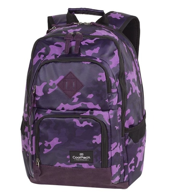 Plecak młodzieżowy Coolpack Unit Flock Camo Violet 84120CP nr A554