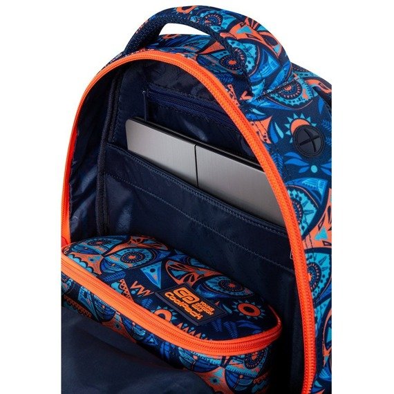 Plecak młodzieżowy szkolny CoolPack Factor Aztec Blue 73471CP C02189