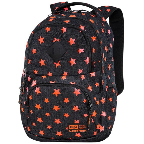 Plecak szkolny CoolPack Dart II Orange Stars 52278CP C19135