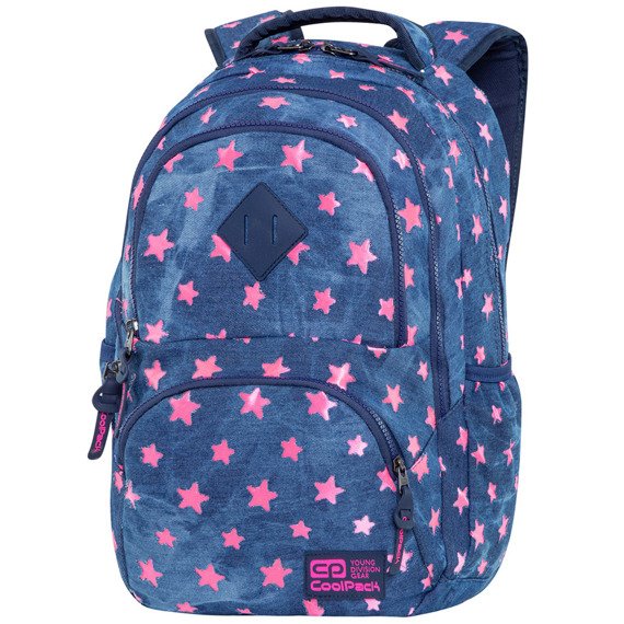 Plecak szkolny CoolPack Dart II Pink Stars 52353CP C19136