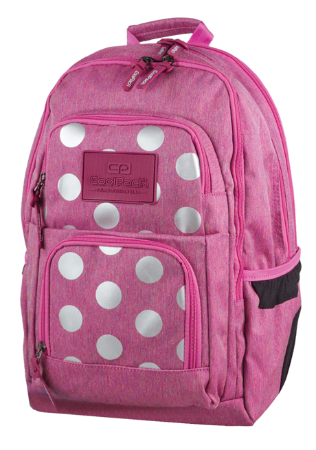 Plecak szkolny CoolPack Unit Silver Dots Pink 78559CP 