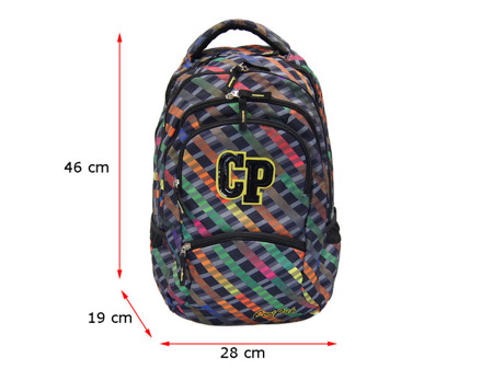 Plecak szkolny Coolpack College Rainbow stripes 77675CP nr 658