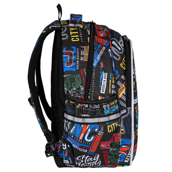 Plecak szkolny Coolpack Jimmy LED Big City F110673