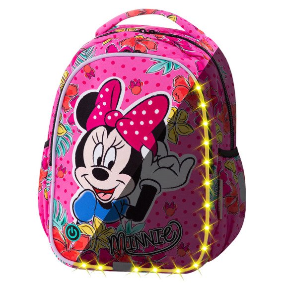 Plecak szkolny Coolpack Joy S LED Minnie Mouse Tropical 42941CP B47301