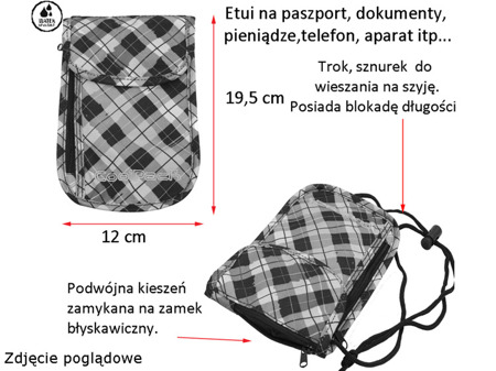 Portfel na szyję Coolpack Tourist Vibrant lemon 48903CP nr 226