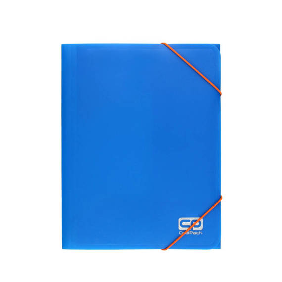 Teczka A4 z gumką Colorino Neon Niebieska  52122PTR