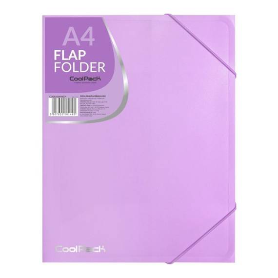Teczka A4 z gumką Colorino Pastel Purple 81445CP