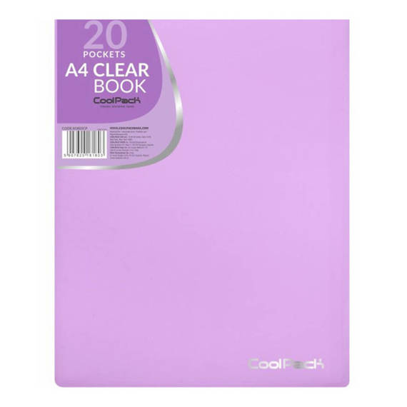 Teczka Clear Book Coolpack Pastel Fioletowa 81803CP