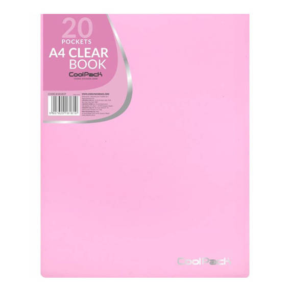 Teczka Clear Book Coolpack Pastel Różowa 81810CP