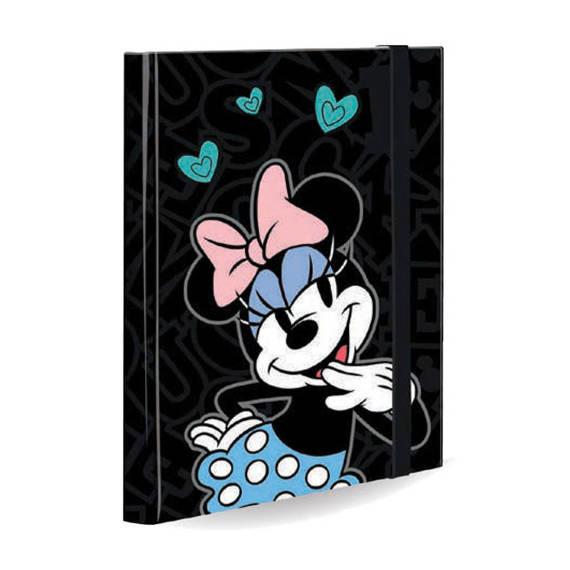 Teczka przestrzenna A4 Colorino Disney Minnie Mouse Czarna 55806PTR_CZARNA