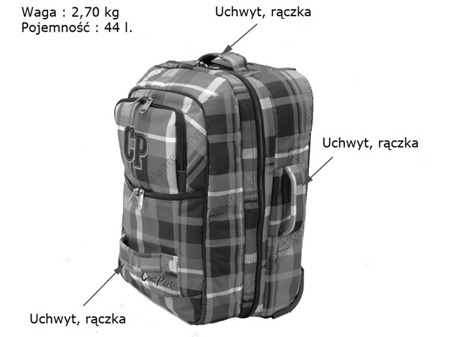 Walizka Coolpack Escape Stratford 45582CP nr 45