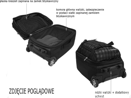 Walizka mała Coolpack Voyager Polo 62787CP nr 363