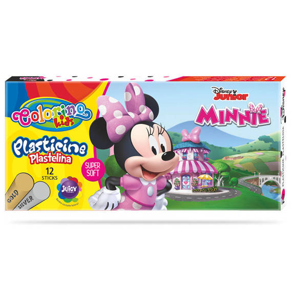 Zestaw Colorino Disney Minnie Mouse- Plastelina, kredki ołówkowe, flamastry i farby plakatowe