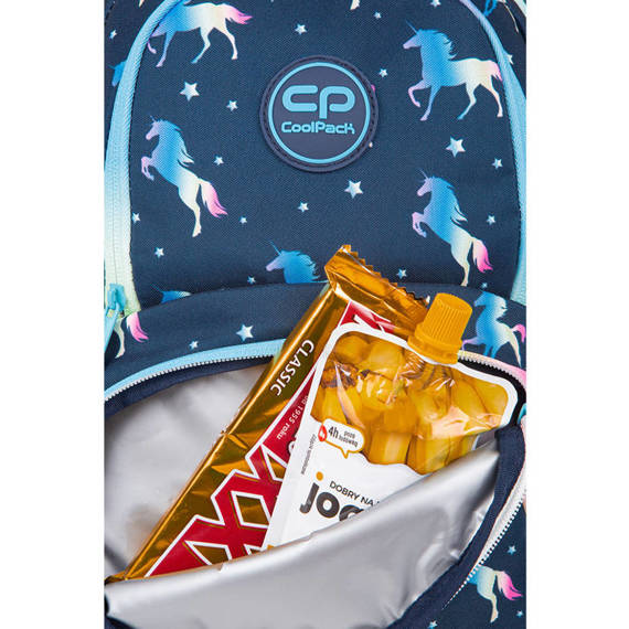 Zestaw CoolPack Blue Unicorn - plecak Spiner Termic i worek Vert