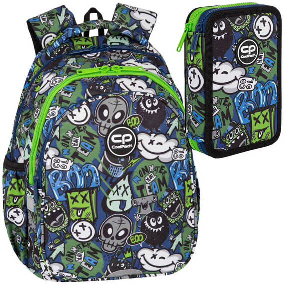 Zestaw CoolPack Monster Team- plecak Jerry i piórnik Jumper 2