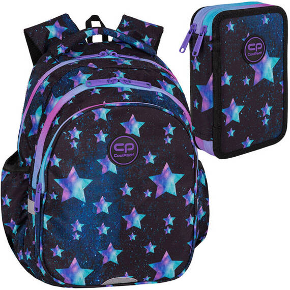 Zestaw CoolPack Star Night - plecak Jerry i piórnik Jumper 2