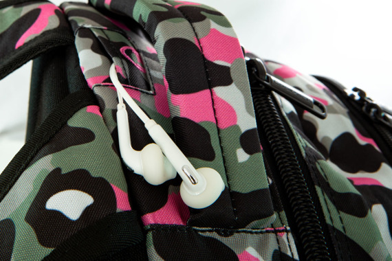 Zestaw Coolpack Camo Pink Badges - plecak Dart i piórnik Clever