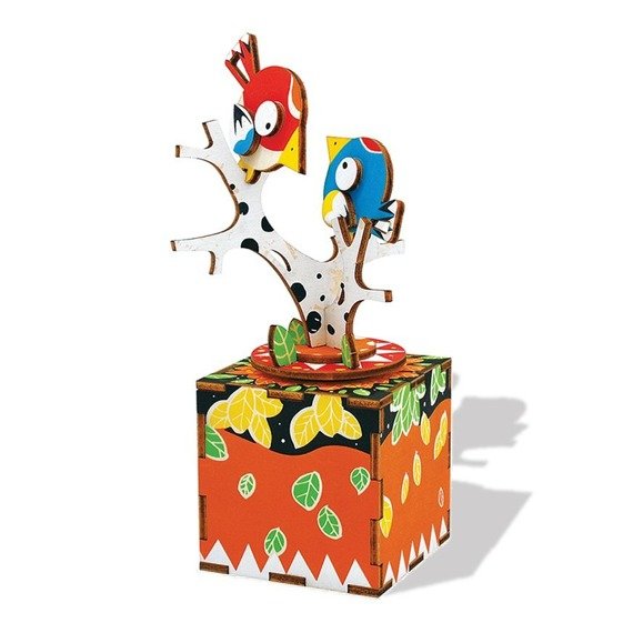 Zestaw modelarski z pozytywką „Song of Bird and tree”  Colorino Kids 37138PTR