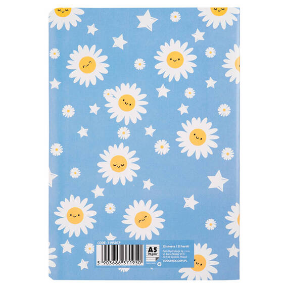 Zeszyt A5 32 kartkowy w linię Coolpack Daisy Sun 71950CP