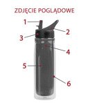 Bidon Coolpack Stream 600 ml Pomarańczowy 80248CP_P