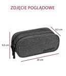 Piórnik szkolny dwukomorowy Coolpack Clever Criss Cross  82140CP nr A518