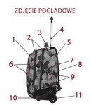 Plecak młodzieżowy na kółkach Coolpack Rapid Multi Stripes 77385CP nr 645