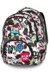 Zestaw Coolpack Camo Pink Badges - plecak Dart i piórnik Clever