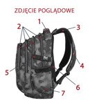 Zestaw szkolny Coolpack Springfield - plecak College i piórnik Clever